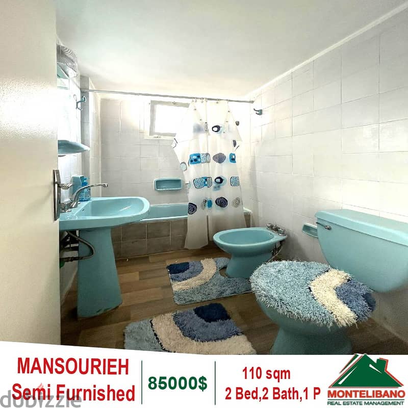 110 SQM Apartment for sale in MANSOURIEH!! 5