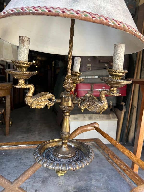 frensh lamp bronze (pair)  لمبادير عدد٢ برونز فرنسي من اجمل القطع 3