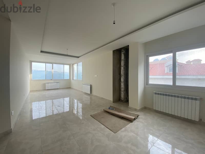 250 Sqm|Duplex for rent in Broummana/Al Oyoun|Mountain panoramic view 2