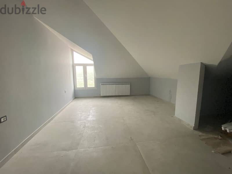 250 Sqm|Duplex for rent in Broummana/Al Oyoun|Mountain panoramic view 4