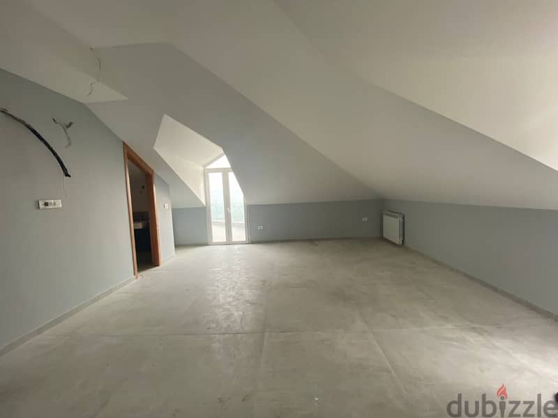 250 Sqm|Duplex for rent in Broummana/Al Oyoun|Mountain panoramic view 5