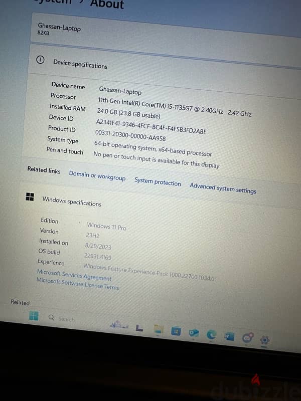 Lenovo V15 G2 ITL - i5 Quad Core 24GB RAM 512SSD 6