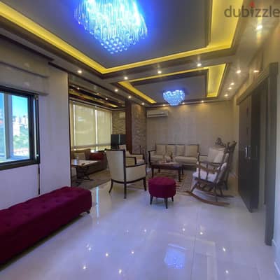 Fully decorated Apartment in Bsaba with mountain view | 140 Sqm