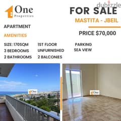 APARTMENT FOR SALE IN MASTITA (SEA VIEW)