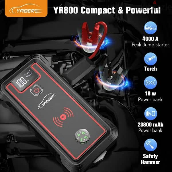 yaber 23800mAH jump starter 1