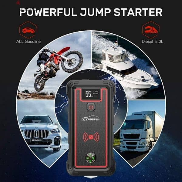 yaber 23800mAH jump starter 4