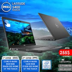 DELL LATITUDE 5400 CORE i5-8635U TOUCH 14” LAPTOPS 0