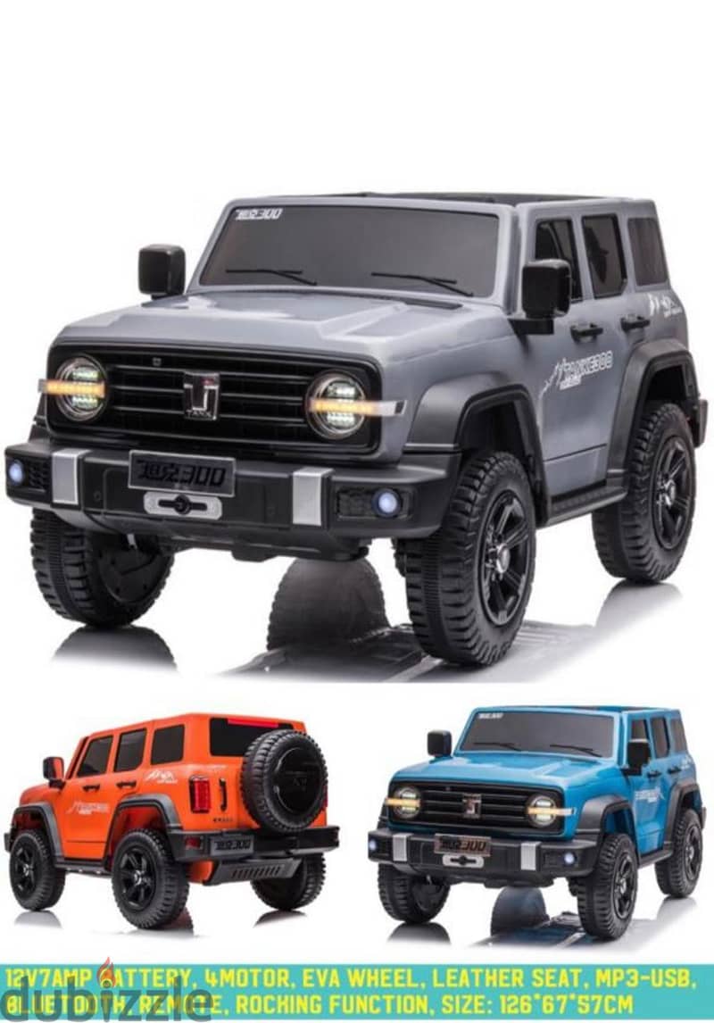 CAR KIDS jeep Lb-7788EL blue amazing and new price 0