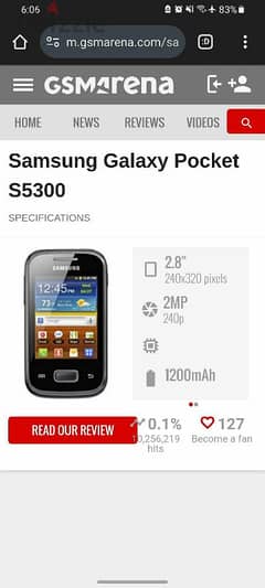 samsung galaxy pocket 5300