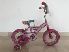 Size 12 Pink Disney Princess Theme Bicycle 0