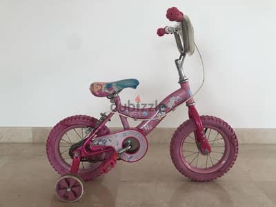 Size 12 Pink Disney Princess Theme Bicycle