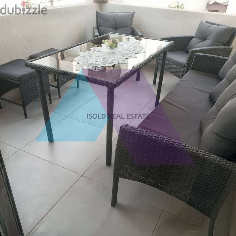 Brand New Fully Furnished 200 m2 duplex apartment for sale in Dbaye 8