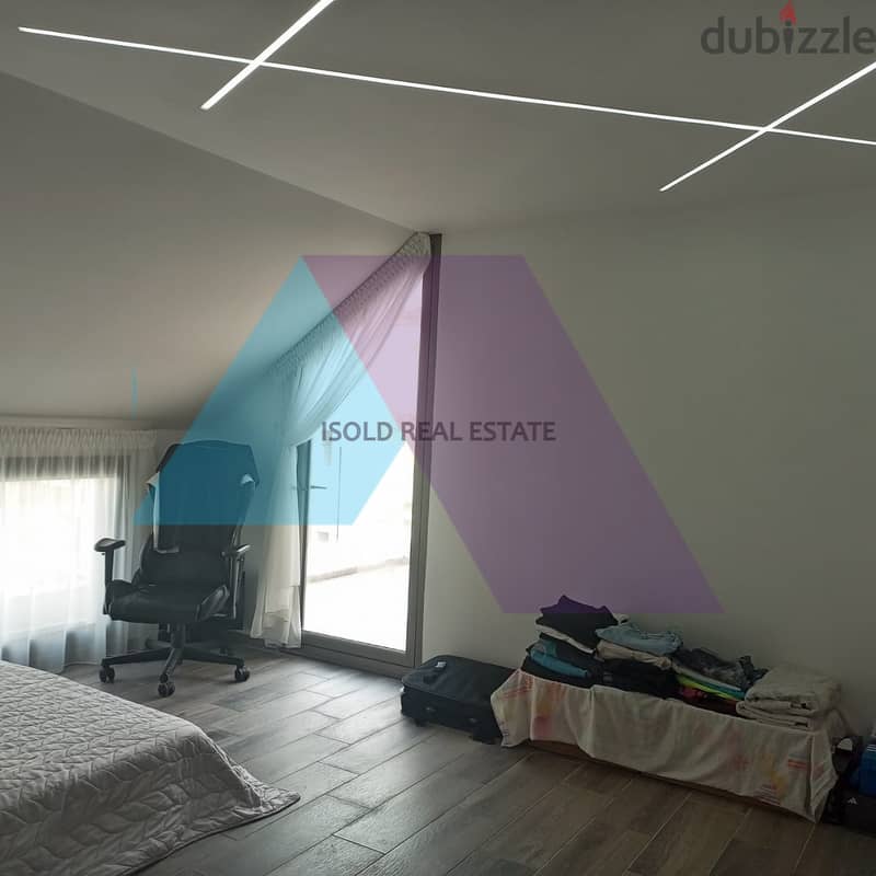 Brand New Fully Furnished 200 m2 duplex apartment for sale in Dbaye 10