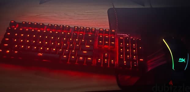 HYPERX ALLOY GAMING MECHANICAL RGB KEYBOARD AND MOUSE