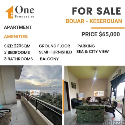 APARTMENT FOR SALE IN BOUAR - KESEROUAN