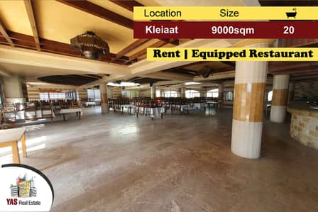 Kleiaat 9000m2 | Furnished & Equipped Restaurant | Rent | View | KH |