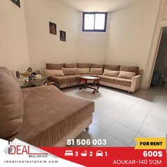 140sqm Apartment for rent in Aoukar, Maten REF#MA15126