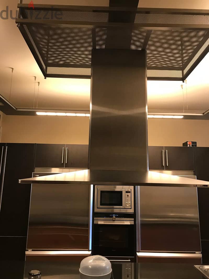 Kitchen oven hood stove 5 heads 90cm 2