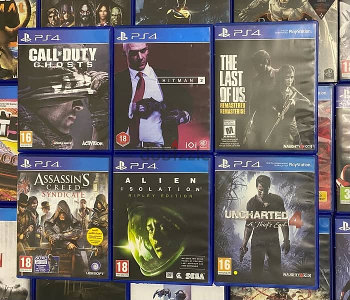 Ps4 video games used (trade 5$ starting) 1