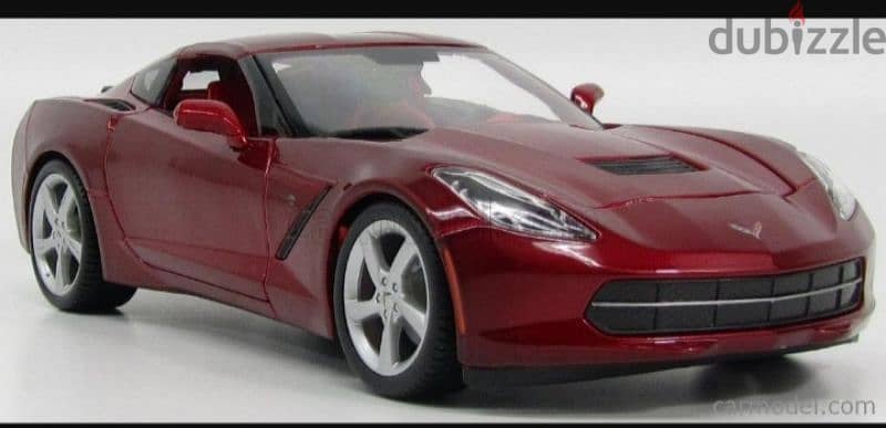 Corvette C7 2014 Stingray diecast car model 1;18 3