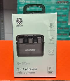 Green lion 2 in 1 wireless microphone lightning 0