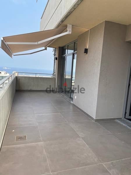 Minimalistic and bright  space with Terrace and sea view achrafieh 6