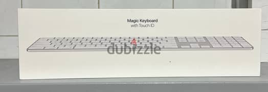 Magic Keyboard with touch id and numeric keypad white MK2C3 0