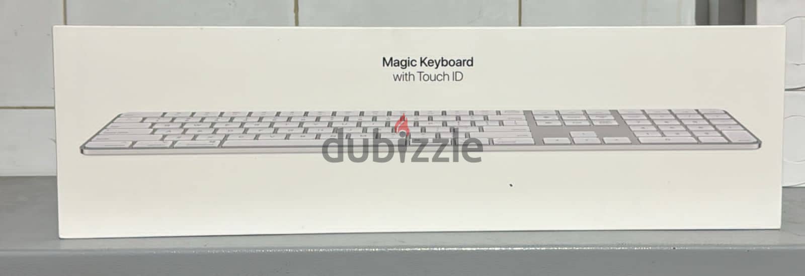 Magic Keyboard with touch id and numeric keypad white MK2C3 0