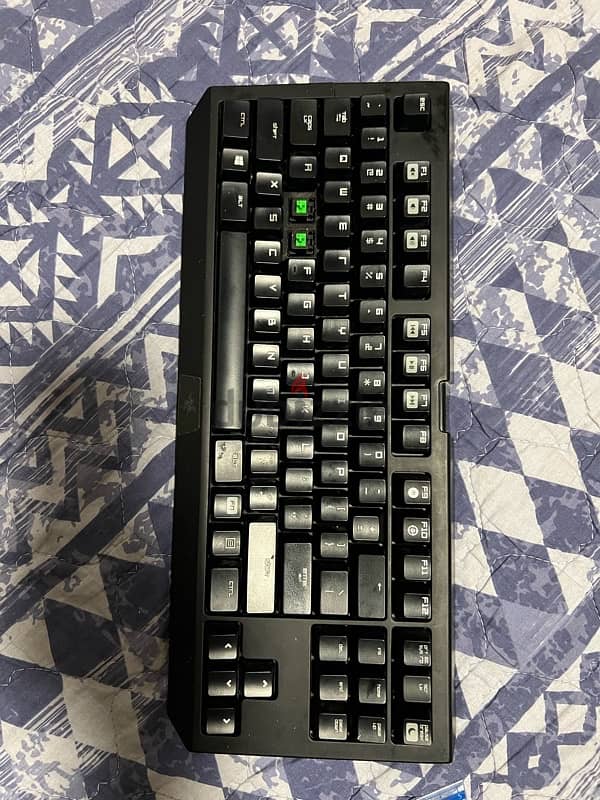 Original Razor Keyboard BlackWidow Tournament edition gaming 1key lost 3