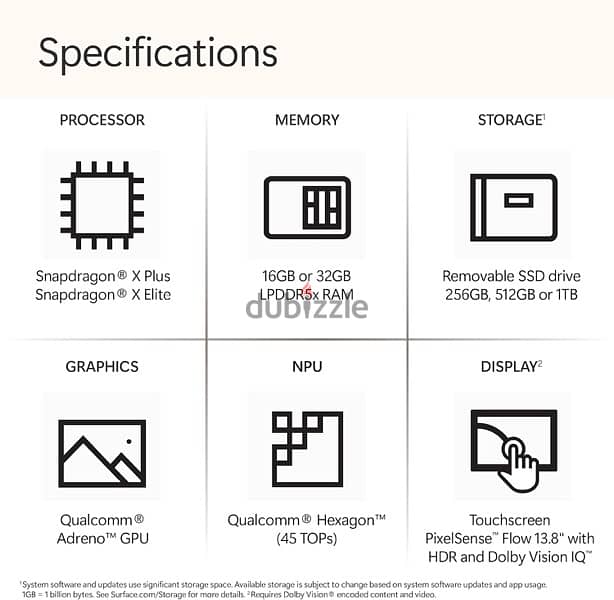 Microsoft Surface Laptop (2024) Snapdragon X Elite (12 core), 16GB/1TB 3