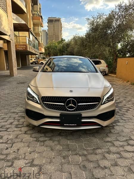 Mercedes CLA 250 4matic Sport Edition 2018 matte silver on black 0