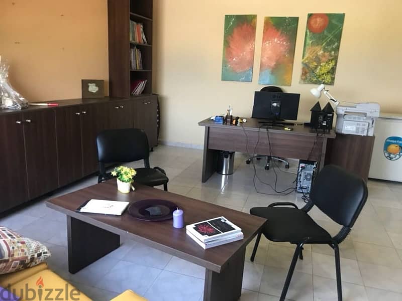 fully furnished office for rent in jbeil 1