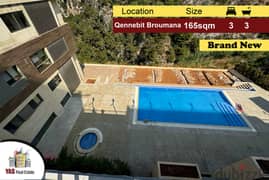 Qennebit Broumana 165m2 | Brand New | Dead End Street | PA |