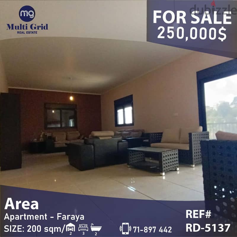 RD-5137 / Apartment for Sale in Faraya, شقة للبيع في فاريا 0