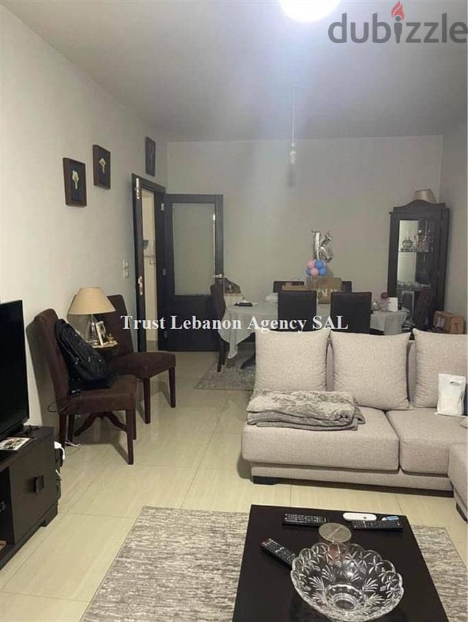 120 Sqm | Fully Furnished Apartment For sale in Bsalim 1