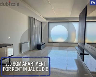 200 SQM apartment for rent in Jal el Dib/جل الديب REF#TA109720