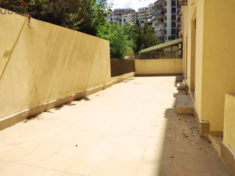 L16109-Spacious Apartment with Terrace For Rent in Dik El Mehdi 1