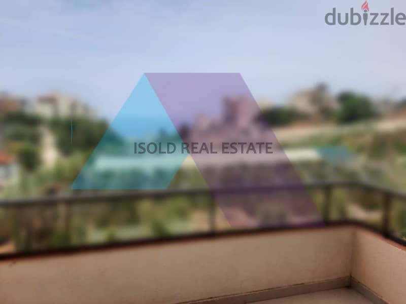 Decorated 105m2 GF apartment +open sea/mountain view for sale in Safra 0