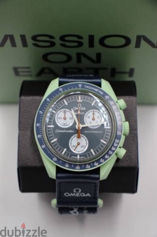 SWATCH OMEGA SPEEDMASTER MISSION ON EARTH WATCH 0