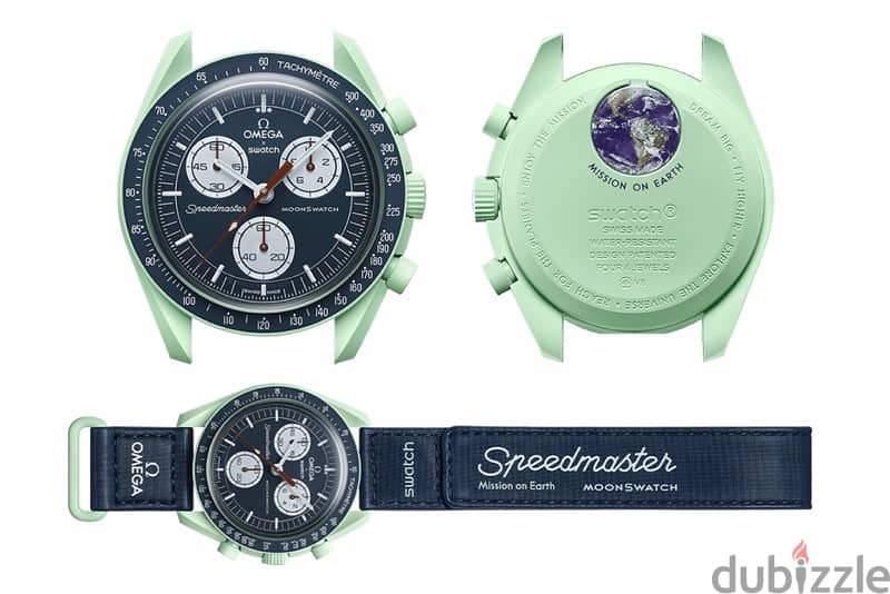 SWATCH OMEGA SPEEDMASTER MISSION ON EARTH WATCH 2