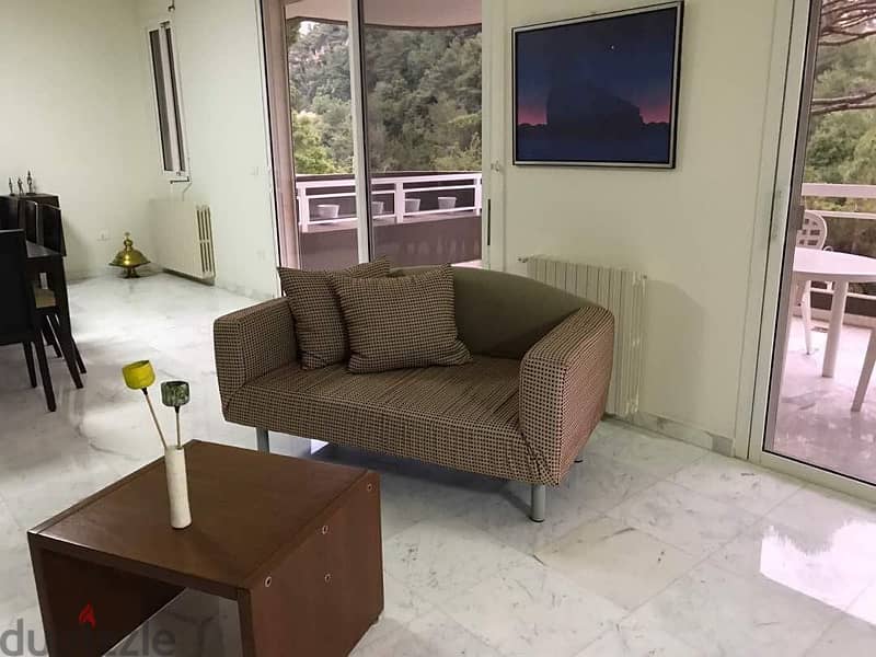 Furnished apartment for rent in Baabdat with open views. 13