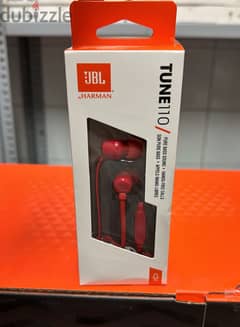 Jbl tune 110 earphones 3.5mm red exclusive & original price 0