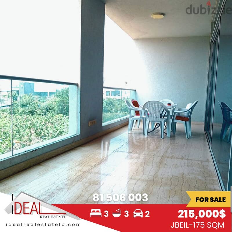 175 sqm Furnished Apartment for sale in Jbeil REF#JH17332 0