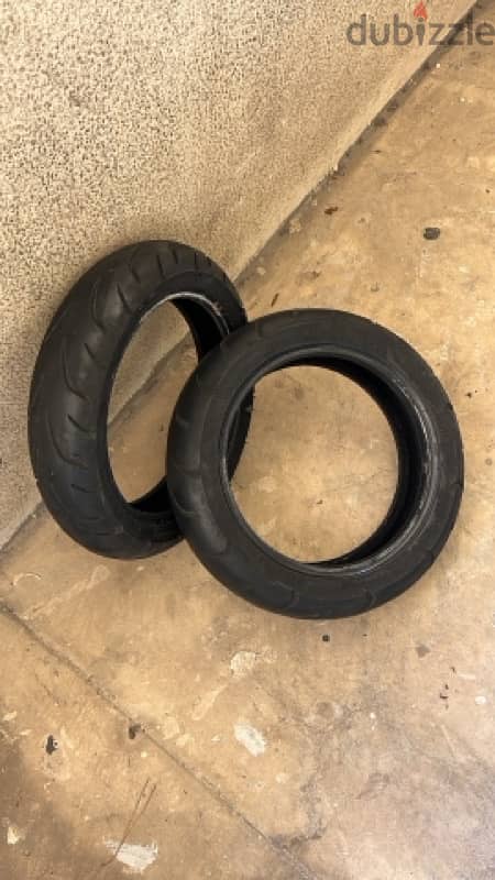 N MAX tires used IRC 0