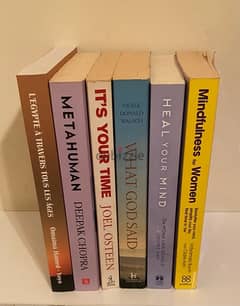 package of 6 books for sale 0