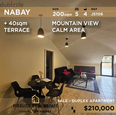 Apartment for sale in Nabay JS106  للبيع في ناباي