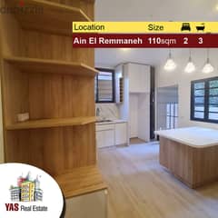 Ain El Remmaneh 110m2 | 15m2 Terrace | Cozy Flat | Mint Condition|PA | 0