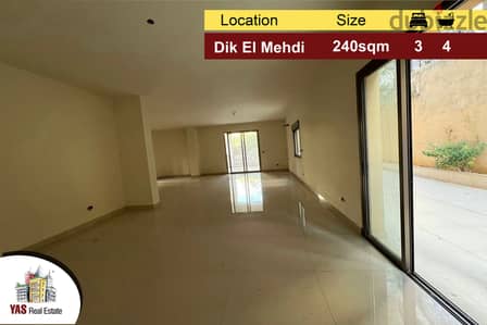 Dik El Mehdi 240m2 | 100m2 Terrace | High End | Generous dimensions|NE