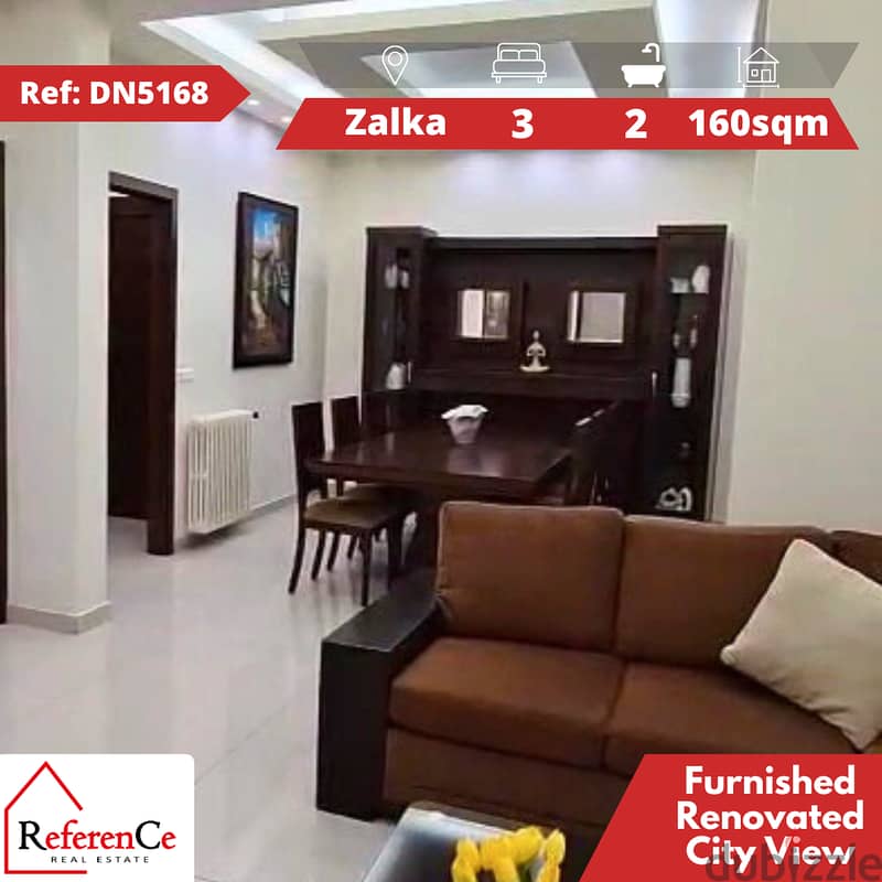 Furnished  Apartment for Sale in Zalka شقة مفروشة للبيع في الزلقا 0