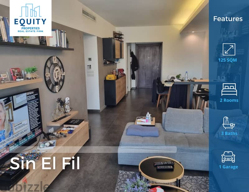 125 SQM Apartment For Sale In Sin El Filشقة للبيع في سن الفيل#FD100264 0